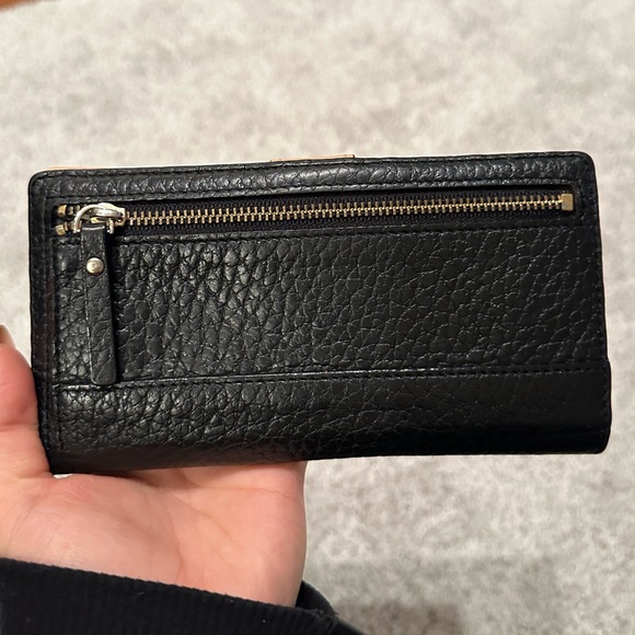 Kate Spade Wallet - Stacy Southport Avenue - Black Pebbled Leather - Picture 3 of 9
